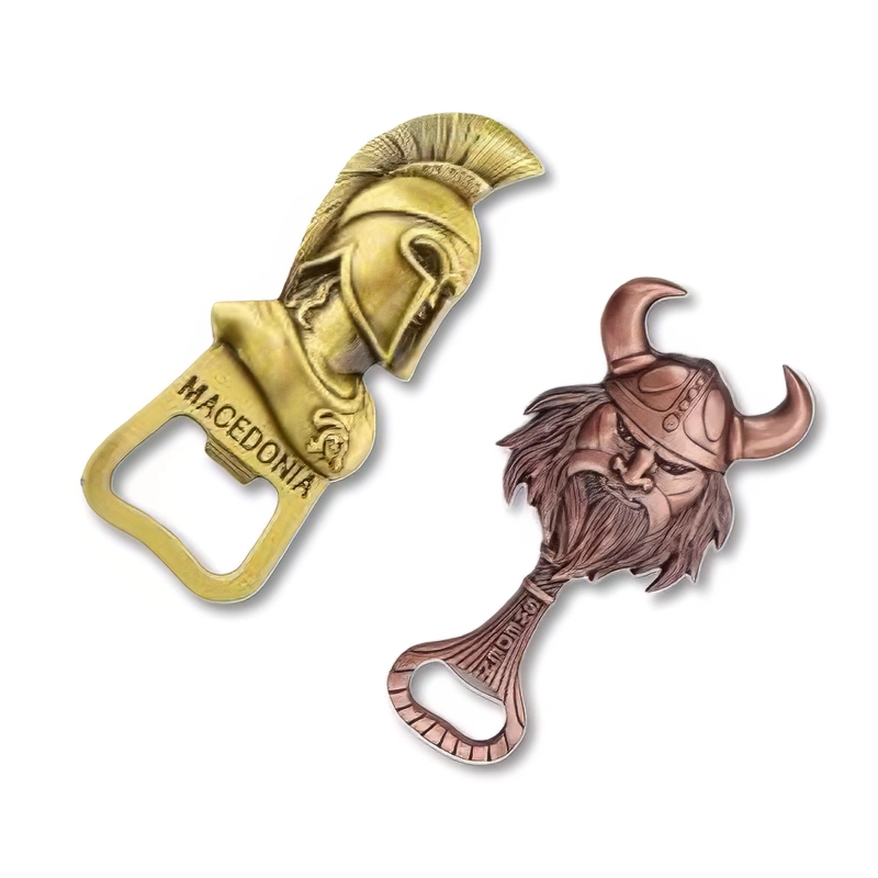 Premium Warrior Bottle Opener in Metal for Travel Souvenirs
